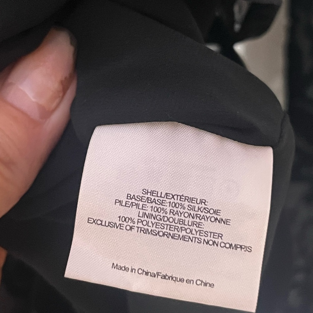 Tory Burch Black Velvet Burnout Tunic - Picture 5 of 11